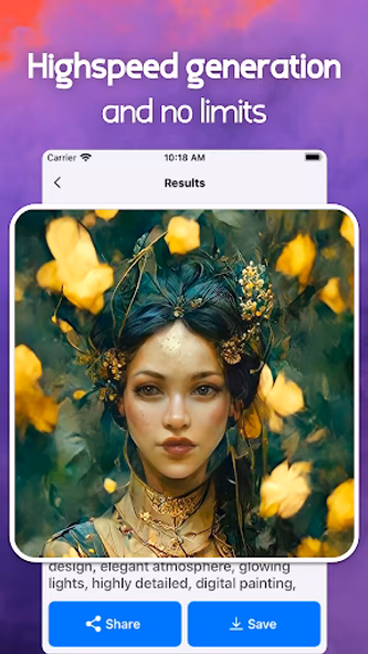 AI Generated Art Generator Screenshot 4 - AppWisp.com AI Generated Art Generator Screenshot 4 - AppWisp.com