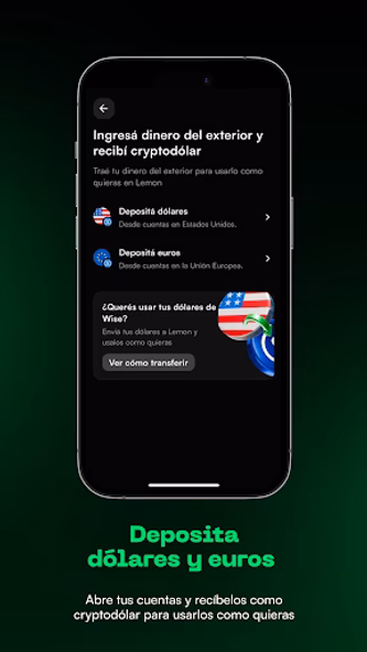 Lemon Cash: tu wallet crypto Screenshot 4 - AppWisp.com Lemon Cash: tu wallet crypto Screenshot 4 - AppWisp.com