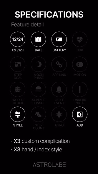 ASTRO watch face Unknown Screenshot 4 - AppWisp.com ASTRO watch face Unknown Screenshot 4 - AppWisp.com