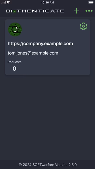 BioThenticate Screenshot 1 - AppWisp.com BioThenticate Screenshot 1 - AppWisp.com