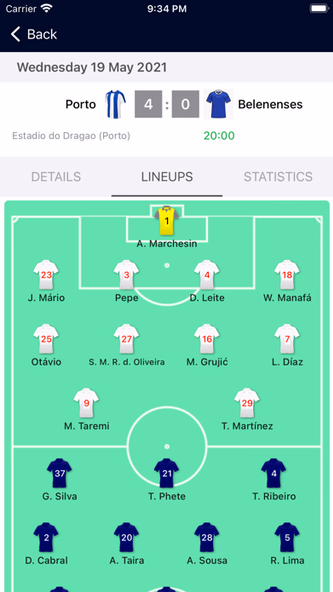 Live Scores for Liga Portugal Screenshot 4 - AppWisp.com Live Scores for Liga Portugal Screenshot 4 - AppWisp.com