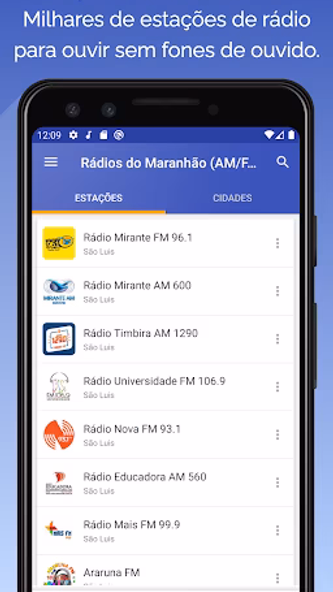 Rádios do Maranhão (AM/FM) Screenshot 1 - AppWisp.com Rádios do Maranhão (AM/FM) Screenshot 1 - AppWisp.com
