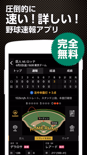 スポナビ 野球速報 Screenshot 1 - AppWisp.com スポナビ 野球速報 Screenshot 1 - AppWisp.com