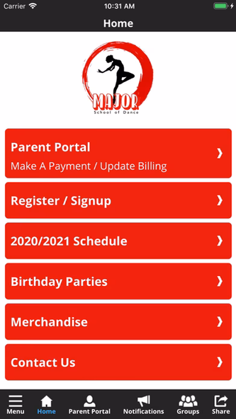 Major School of Dance Screenshot 1 - AppWisp.com Major School of Dance Screenshot 1 - AppWisp.com