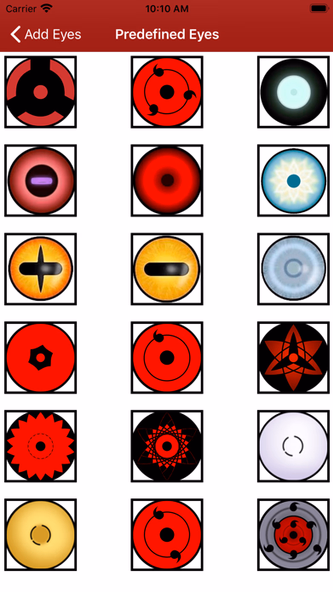 Sharingan Eye - Change Color Screenshot 4 - AppWisp.com Sharingan Eye - Change Color Screenshot 4 - AppWisp.com