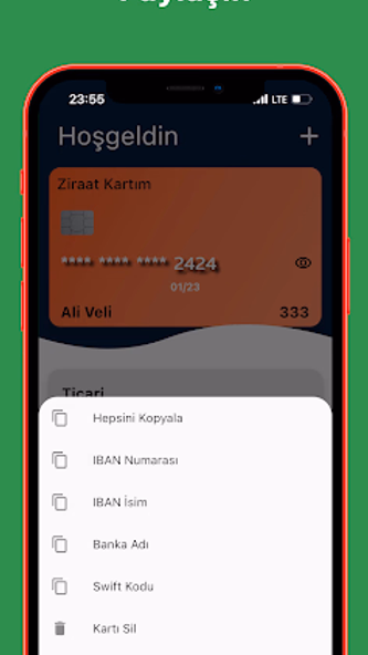 Card IBAN Wallet Screenshot 2 - AppWisp.com Card IBAN Wallet Screenshot 2 - AppWisp.com