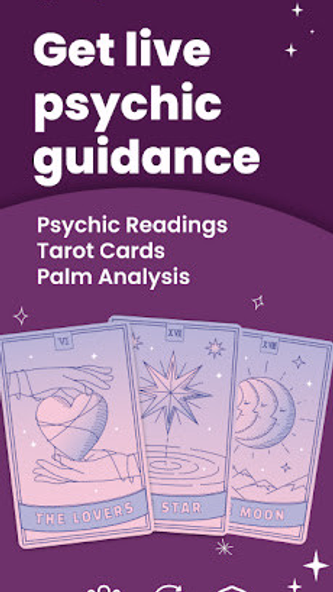 Zodiac Psychics: Tarot Reading Screenshot 1 - AppWisp.com Zodiac Psychics: Tarot Reading Screenshot 1 - AppWisp.com