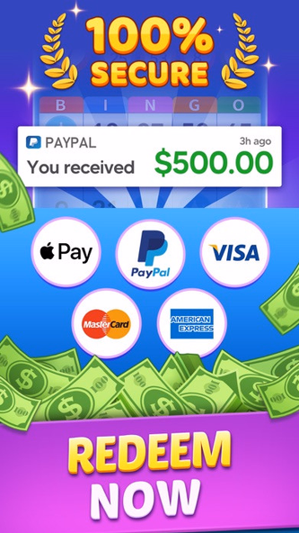 Bingo of Cash: Win Real Money Screenshot 1 - AppWisp.com Bingo of Cash: Win Real Money Screenshot 1 - AppWisp.com