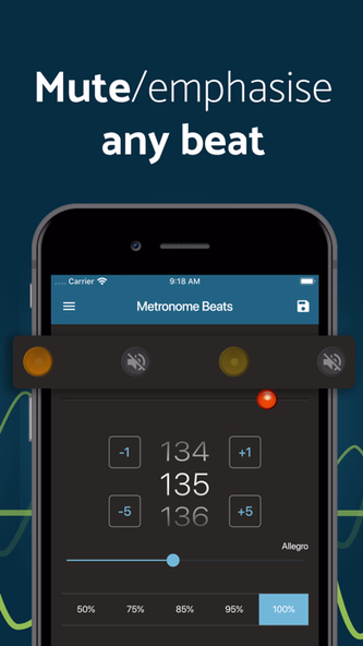Metronome beats: BPM counter Screenshot 4 - AppWisp.com Metronome beats: BPM counter Screenshot 4 - AppWisp.com