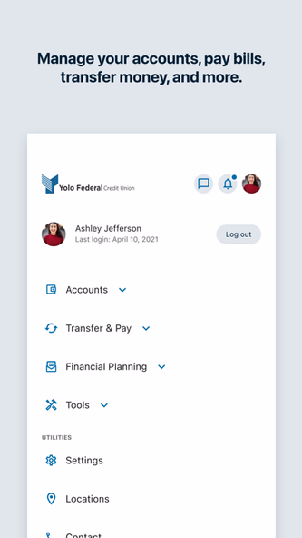 Yolo FCU Mobile Banking Screenshot 4 - AppWisp.com