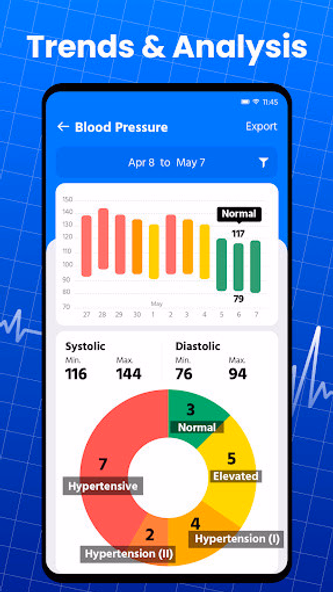 Blood Pressure App Pro Screenshot 3 - AppWisp.com Blood Pressure App Pro Screenshot 3 - AppWisp.com