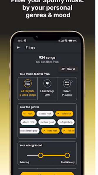 Spotilicious: Spotify Filters Screenshot 4 - AppWisp.com Spotilicious: Spotify Filters Screenshot 4 - AppWisp.com