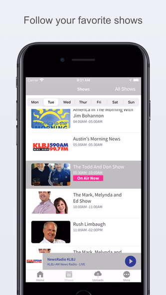NewsRadio KLBJ Screenshot 3 - AppWisp.com NewsRadio KLBJ Screenshot 3 - AppWisp.com