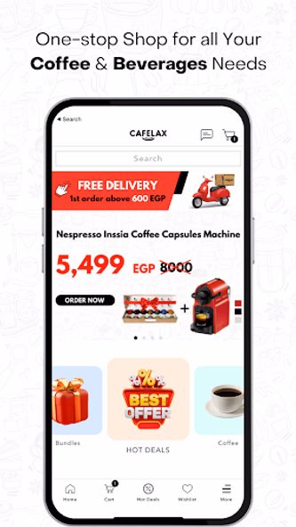 CAFELAX Screenshot 1 - AppWisp.com CAFELAX Screenshot 1 - AppWisp.com