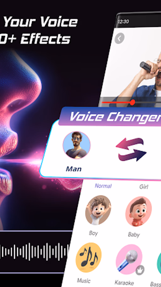 Voice Changer & Voice Effects Screenshot 1 - AppWisp.com Voice Changer & Voice Effects Screenshot 1 - AppWisp.com