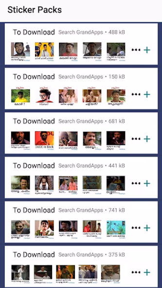 Malayalam Stickers 2022. Screenshot 2 - AppWisp.com