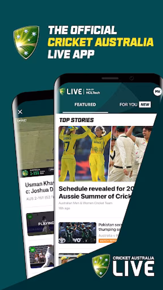Cricket Australia Live Screenshot 1 - AppWisp.com Cricket Australia Live Screenshot 1 - AppWisp.com