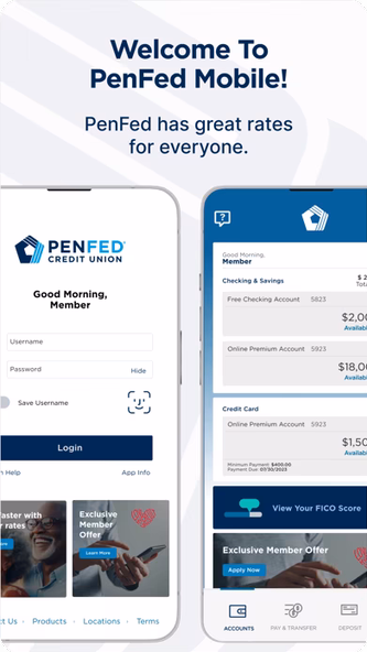 PenFed Mobile Screenshot 1 - AppWisp.com PenFed Mobile Screenshot 1 - AppWisp.com