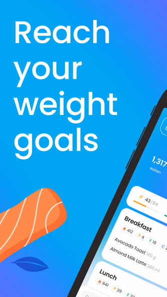 Calorie Counter & Food Tracker Screenshot 1 - AppWisp.com Calorie Counter & Food Tracker Screenshot 1 - AppWisp.com
