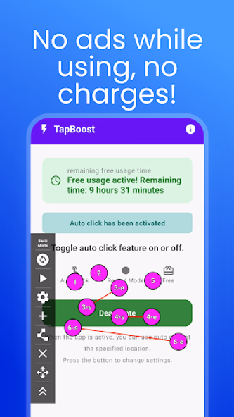 TapBoost - Auto Clicker Screenshot 1 - AppWisp.com TapBoost - Auto Clicker Screenshot 1 - AppWisp.com