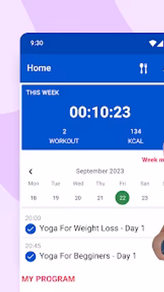 Yoga Daily For Beginners Screenshot 1 - AppWisp.com Yoga Daily For Beginners Screenshot 1 - AppWisp.com