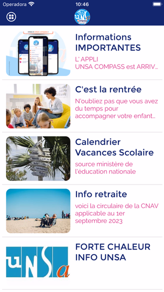 UNSA COMPASS Screenshot 2 - AppWisp.com UNSA COMPASS Screenshot 2 - AppWisp.com
