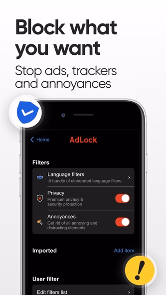 AdLock: Ads Blocker & Privacy Screenshot 3 - AppWisp.com AdLock: Ads Blocker & Privacy Screenshot 3 - AppWisp.com