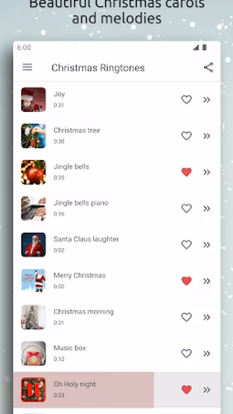 Christmas ringtones Screenshot 1 - AppWisp.com Christmas ringtones Screenshot 1 - AppWisp.com
