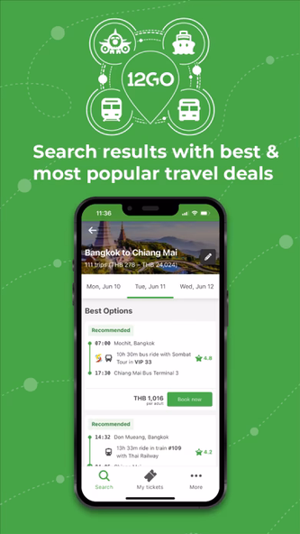 12Go Train Bus Ferry Flight Screenshot 3 - AppWisp.com 12Go Train Bus Ferry Flight Screenshot 3 - AppWisp.com