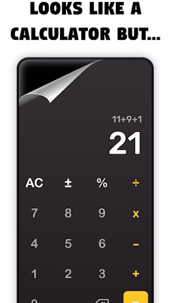 Calculator - Hide Photo, Video Screenshot 2 - AppWisp.com Calculator - Hide Photo, Video Screenshot 2 - AppWisp.com