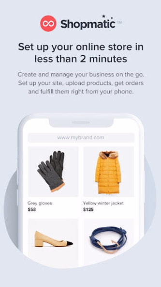 Shopmatic - Sell Online Screenshot 1 - AppWisp.com Shopmatic - Sell Online Screenshot 1 - AppWisp.com