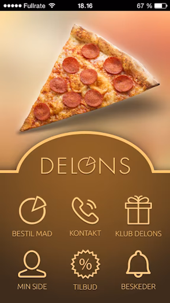 Delons Pizza Screenshot 1 - AppWisp.com Delons Pizza Screenshot 1 - AppWisp.com