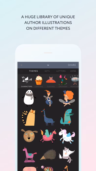 Lil World: kids stickers art Screenshot 3 - AppWisp.com