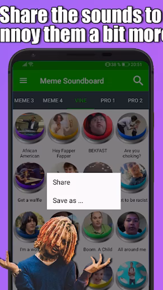 Meme and Vine Soundboard 2023 Screenshot 4 - AppWisp.com Meme and Vine Soundboard 2023 Screenshot 4 - AppWisp.com