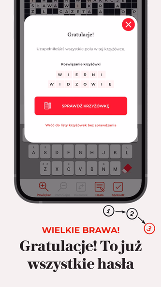 Krzyżówki Wyborczej Screenshot 4 - AppWisp.com Krzyżówki Wyborczej Screenshot 4 - AppWisp.com