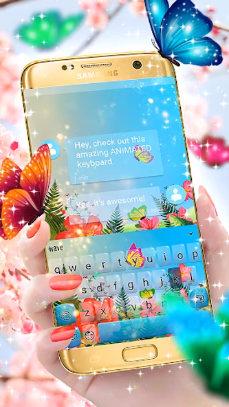Butterflies Keyboard Wallpaper Screenshot 1 - AppWisp.com Butterflies Keyboard Wallpaper Screenshot 1 - AppWisp.com