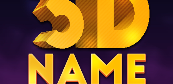 3D Name on Pics - 3D Text Header - AppWisp.com 3D Name on Pics - 3D Text Header - AppWisp.com