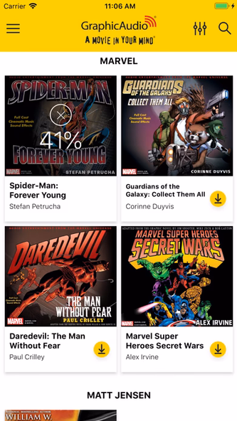 GraphicAudio Access Audiobooks Screenshot 4 - AppWisp.com GraphicAudio Access Audiobooks Screenshot 4 - AppWisp.com