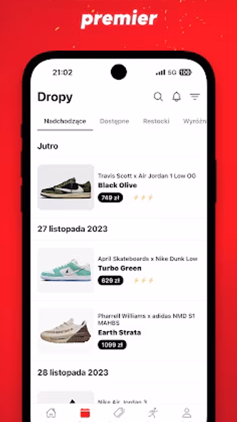 Dropzone: Sneakers Moda Zakupy Screenshot 3 - AppWisp.com Dropzone: Sneakers Moda Zakupy Screenshot 3 - AppWisp.com