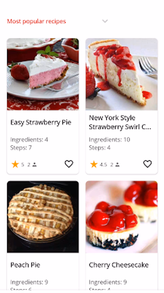 Pie Recipes Screenshot 2 - AppWisp.com Pie Recipes Screenshot 2 - AppWisp.com