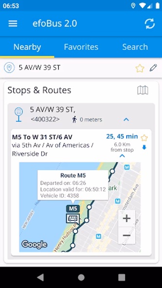 efoBus 2.0 - Transit on time Screenshot 2 - AppWisp.com efoBus 2.0 - Transit on time Screenshot 2 - AppWisp.com