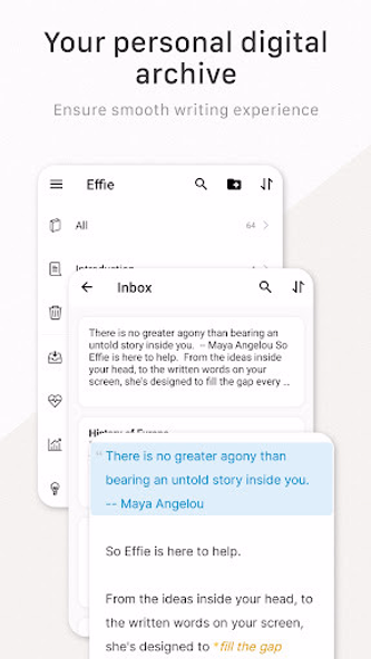 Effie: Write & Note Screenshot 4 - AppWisp.com Effie: Write & Note Screenshot 4 - AppWisp.com