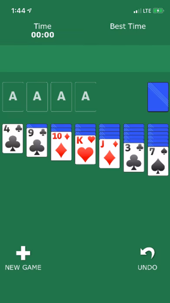 Solitaire - Classic Games Screenshot 1 - AppWisp.com Solitaire - Classic Games Screenshot 1 - AppWisp.com