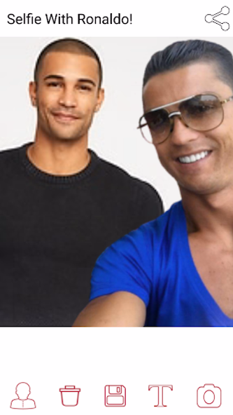 Selfie With Ronaldo! Screenshot 1 - AppWisp.com Selfie With Ronaldo! Screenshot 1 - AppWisp.com