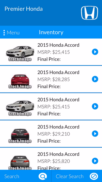 Premier Honda Screenshot 1 - AppWisp.com Premier Honda Screenshot 1 - AppWisp.com