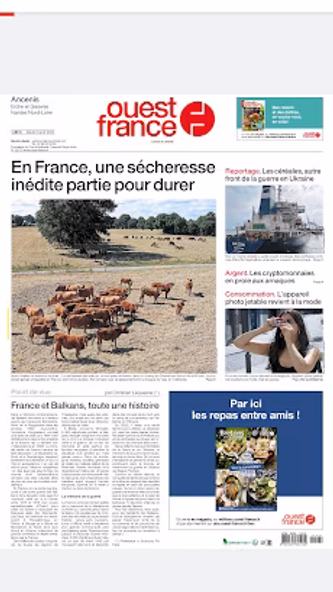 Ouest-France - Le journal Screenshot 2 - AppWisp.com Ouest-France - Le journal Screenshot 2 - AppWisp.com