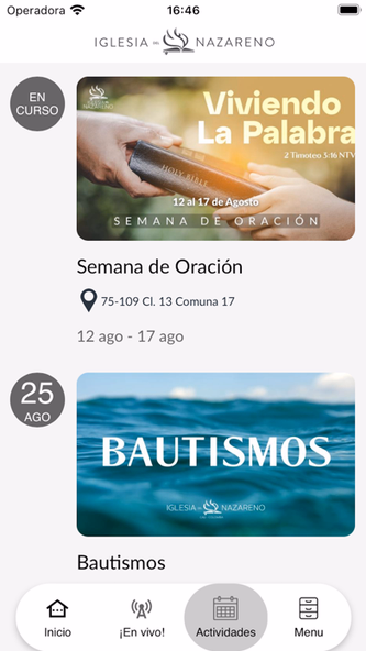 Iglesia del Nazareno Cali Screenshot 3 - AppWisp.com Iglesia del Nazareno Cali Screenshot 3 - AppWisp.com