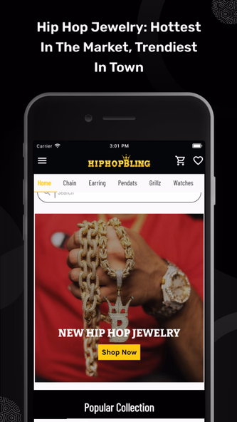 HipHopBling Screenshot 2 - AppWisp.com HipHopBling Screenshot 2 - AppWisp.com