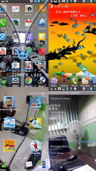 Transparent Screen Launcher Screenshot 3 - AppWisp.com Transparent Screen Launcher Screenshot 3 - AppWisp.com