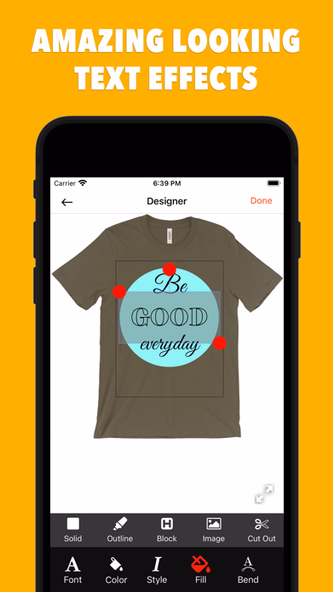 T-shirt designer - oShirt Screenshot 4 - AppWisp.com T-shirt designer - oShirt Screenshot 4 - AppWisp.com
